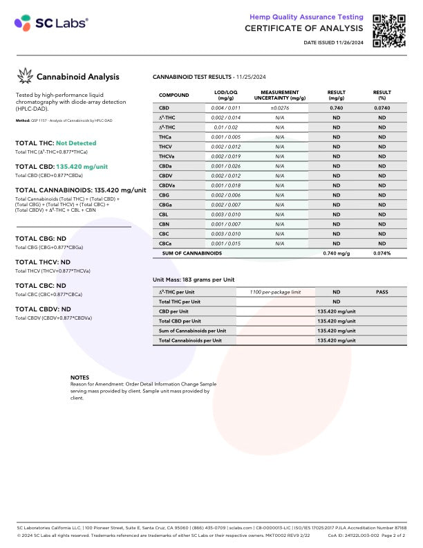NAYSA Relax Bath Bomb with 100mg CBD