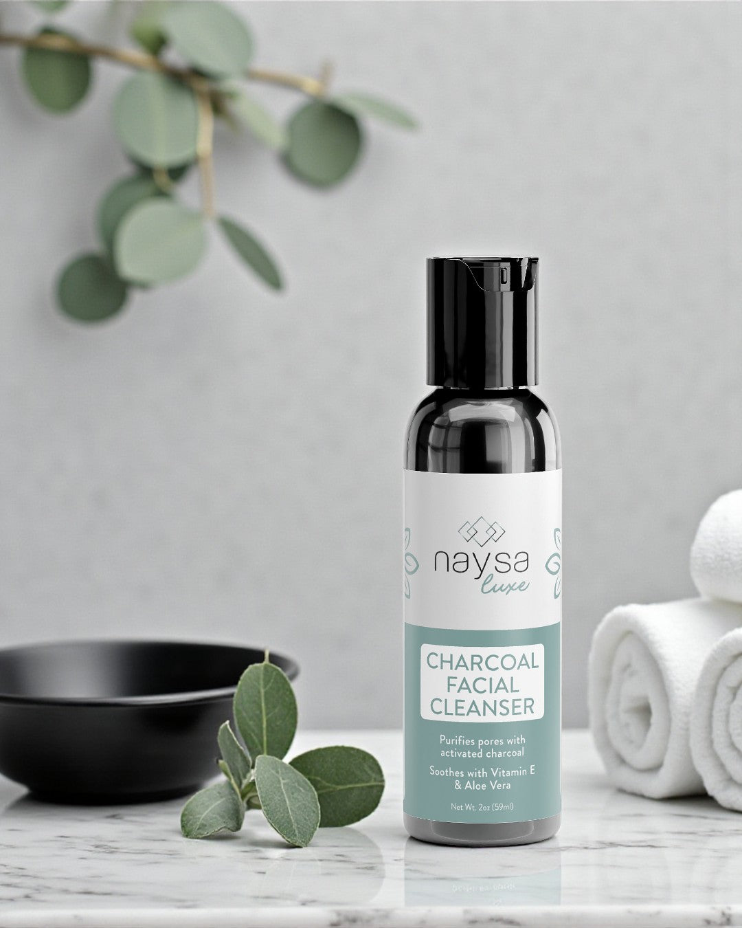 Naysa Luxe - Charcoal Facial Cleanser