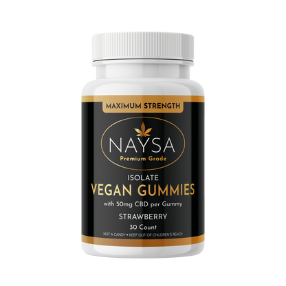 NAYSA Vegan Gummies with 25mg CBD (Full Spectrum) 30 Count