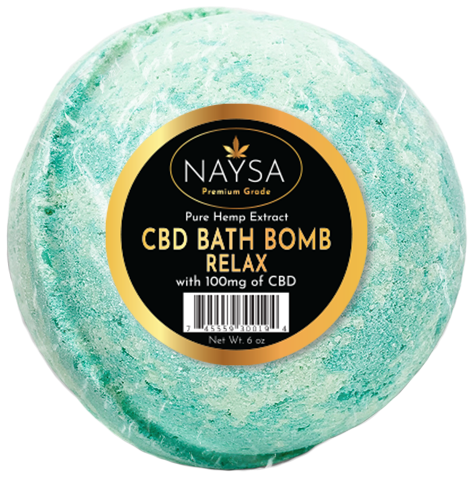 NAYSA Relax Bath Bomb with 100mg CBD