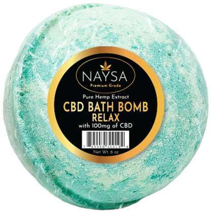 NAYSA Relax Bath Bomb with 100mg CBD