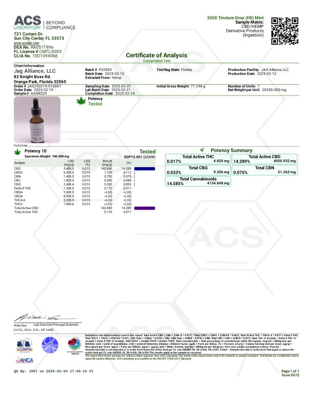 NAYSA CBD Tincture Drops Broad Spectrum (with Hempseed)
