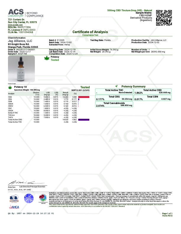 NAYSA CBD Tincture Drops Broad Spectrum (with Hempseed)