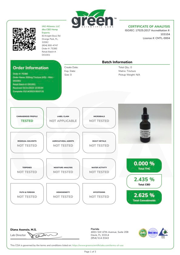 NAYSA CBD Tincture Drops Broad Spectrum (with Hempseed)
