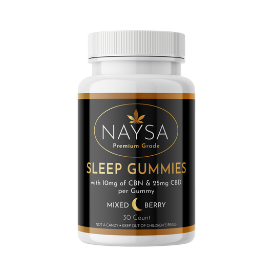 NAYSA Sleep Gummies with 10mg CBN & 25mg CBD - 30 Count