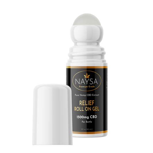 NAYSA Relief Roll On Gel with 1,500mg CBD
