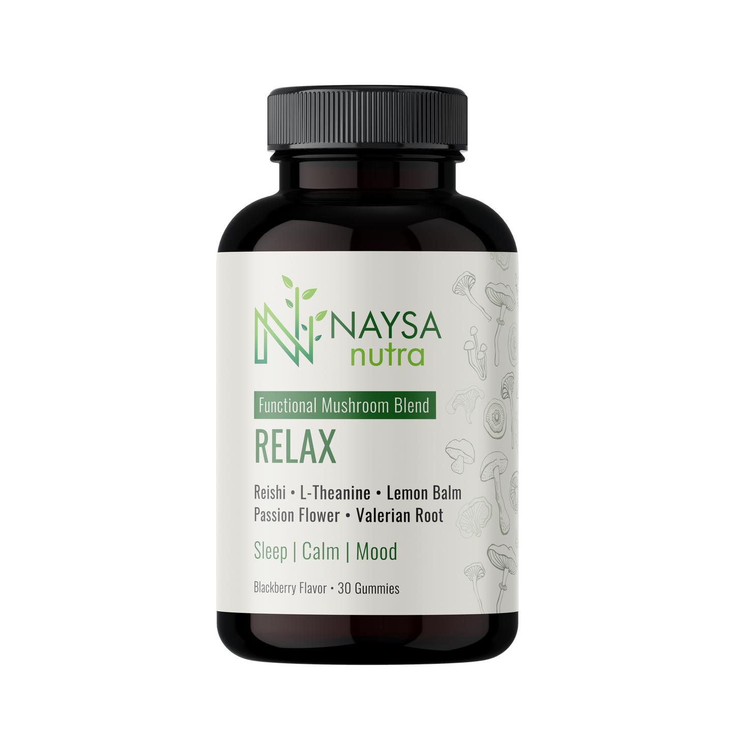 NAYSA Nutra Relax Mushroom Extract Gummies