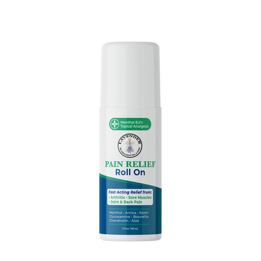 Fast Acting, Long Lasting Menthol Pain Relief Roll On